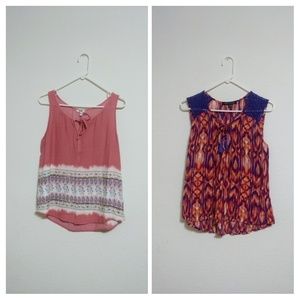 Bundle of 2 cute tanks